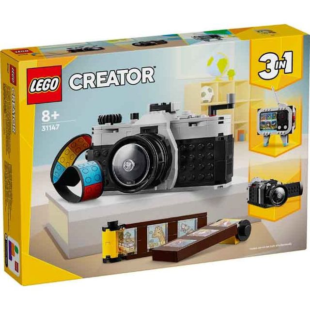 Đồ chơi lắp gh&eacute;p LEGO ch&iacute;nh h&atilde;ng Creator Retro Camera 31147