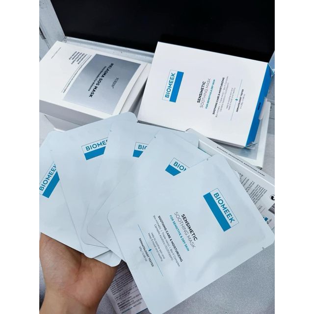 Mặt Nạ Hỗ Trợ Hồi Phục Da Dưỡng Da Biomeek