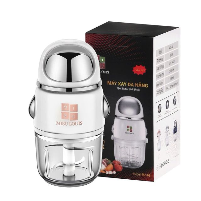 M&aacute;y Xay Đa Năng Misu Louis Cối Thủy Tinh 6 Lưỡi