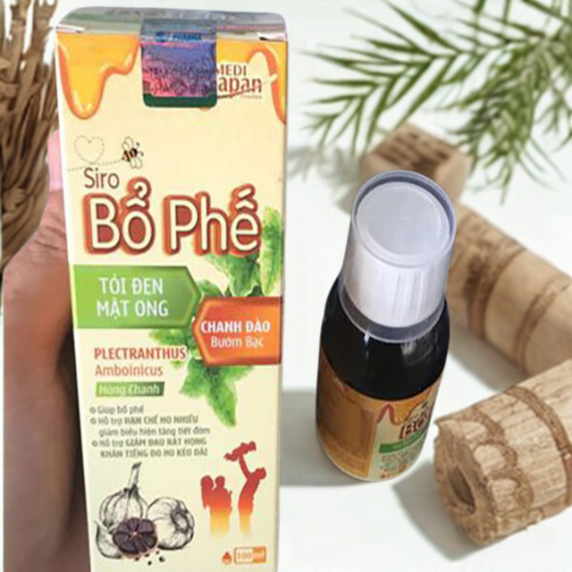 Siro Bổ Phế Tỏi Đen - Mật Ong