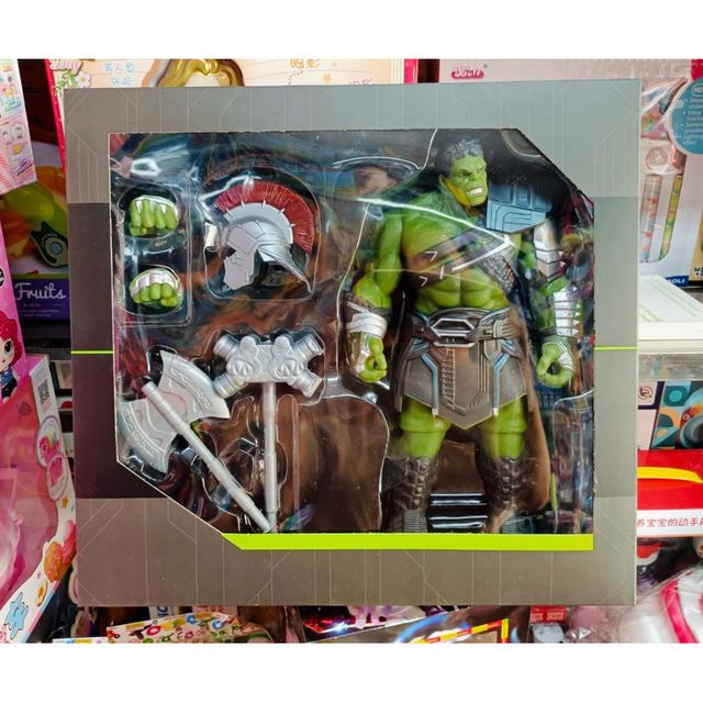 M&ocirc; h&igrave;nh Si&ecirc;u Nh&acirc;n Người Khổng Lồ Xanh Hulk K&egrave;m Phụ Kiện