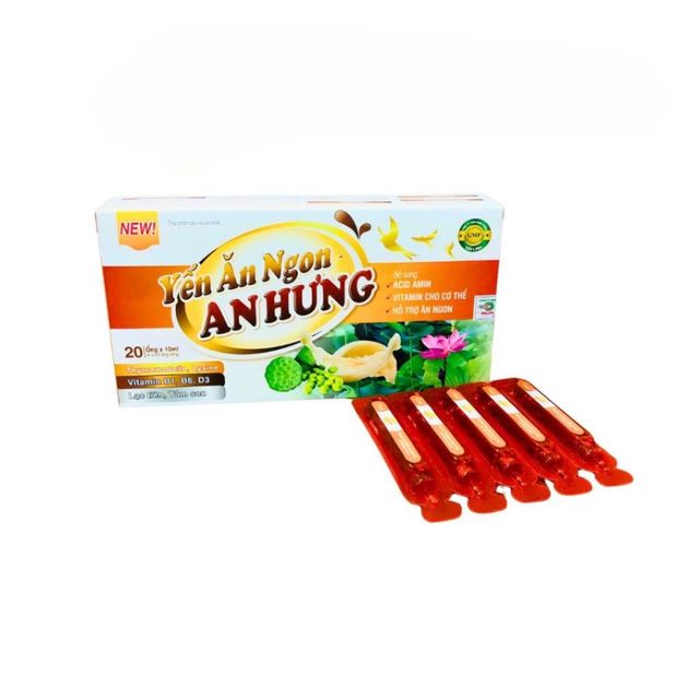 Yến Ăn Ngon An Hưng - Hộp 20 ống