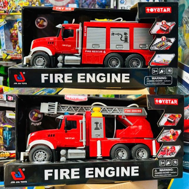 Đồ chơi xe &ocirc; t&ocirc; cứu hỏa Fire Engine 666-93 666-58