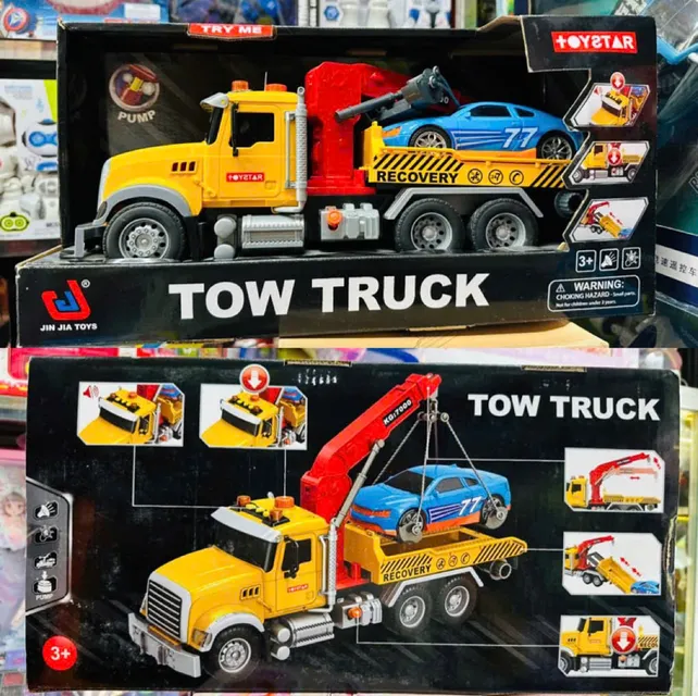 TOYSTAR Đồ chơi xe &ocirc; t&ocirc; cứu hộ Tow Truck 666-55