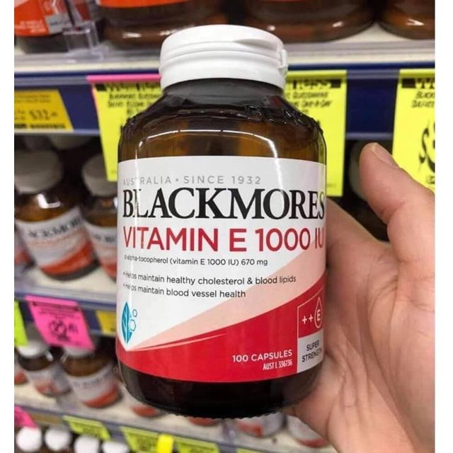 Blackmores Vitamin E 1000IU vi&ecirc;n