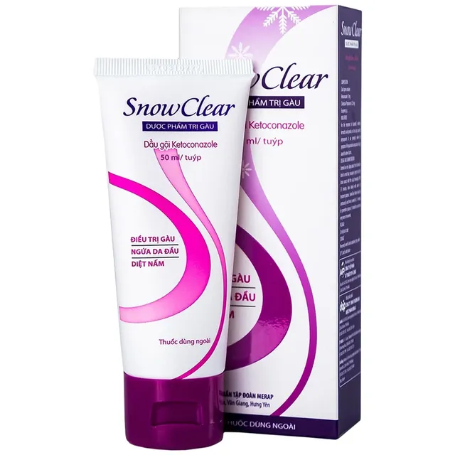 Dầu Gội giải quyết G&agrave;u Snowclear Chai 50ml