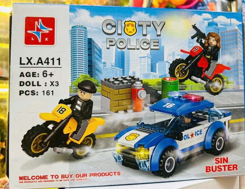 Đồ chơi lắp r&aacute;p CITY POLICE LX.A411