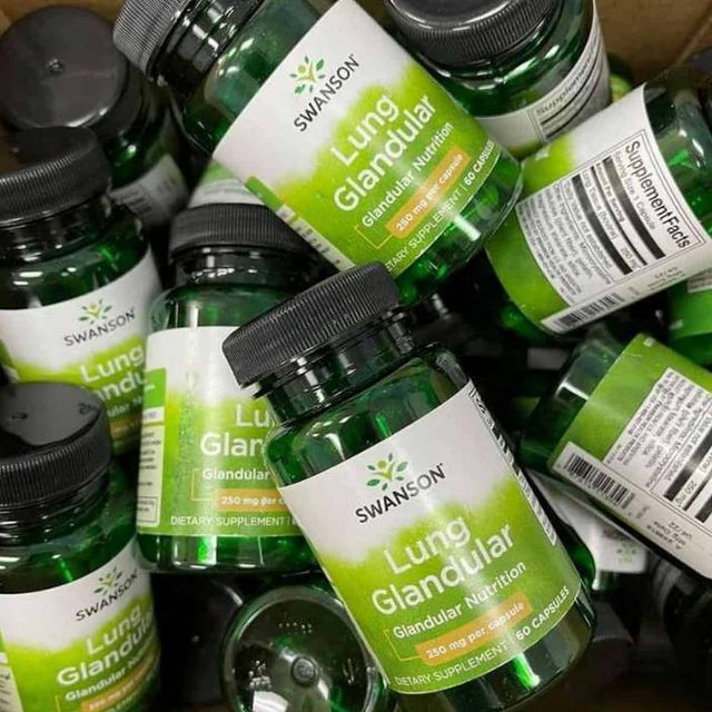 Vi&ecirc;n uống bổ phổi Swanson lung glandular