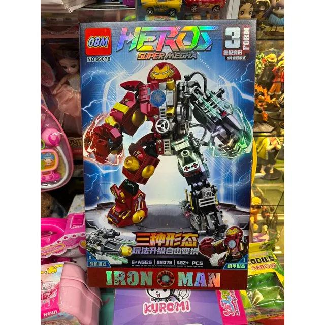 M&atilde; 99078 - Hộp l&ecirc; g&ocirc; lắp gh&eacute;p m&ocirc; h&igrave;nh Robot SUPER HERO MECHA