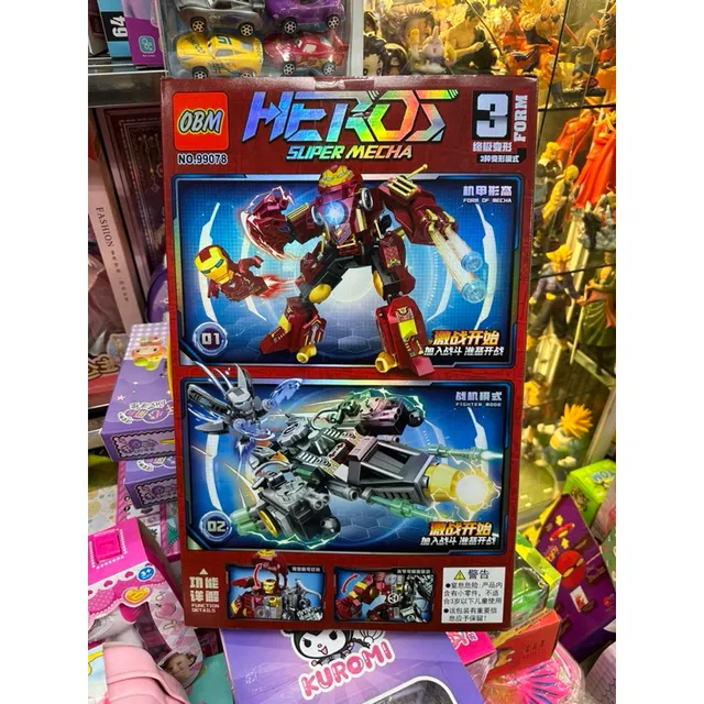Lắp r&aacute;p m&ocirc; h&igrave;nh Robot SUPER HERO MECHA