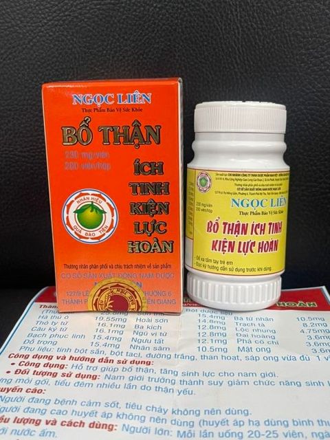Bổ Thận &Iacute;ch Tinh Kiện Lực Ho&agrave;n Ngọc Li&ecirc;n