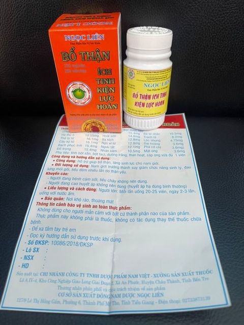 Bổ Thận &Iacute;ch Tinh Kiện Lực Ho&agrave;n Ngọc Li&ecirc;n