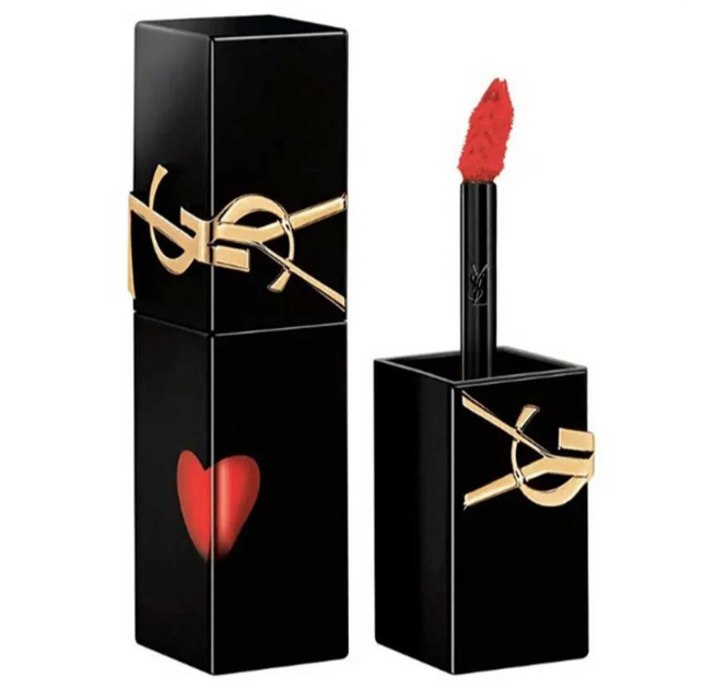 Son Kem Yves Saint Laurent YSL The Inks Vinyl Cream High Shine Lip Stain 621 Red Adoration