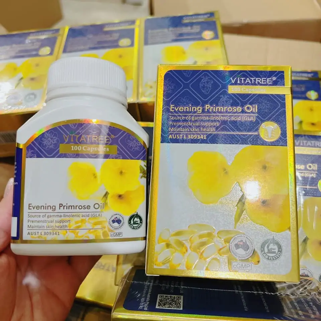 Tinh dầu hoa anh thảo Vitatree Evening Primrose Oil