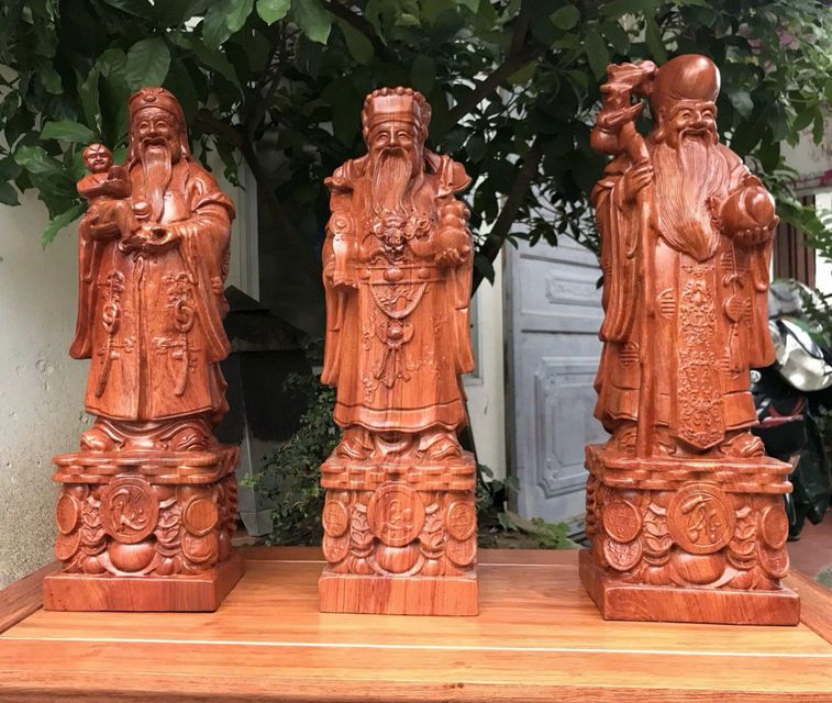Chi tiết Bộ Tượng Ph&uacute;c Lộc Thọ