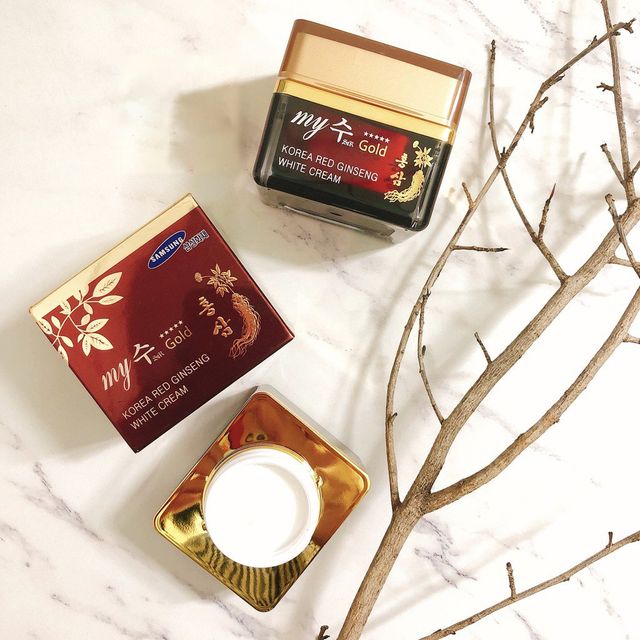 Kem Dưỡng Da Hồng S&acirc;m My Gold Korea Red Gingseng White Cream
