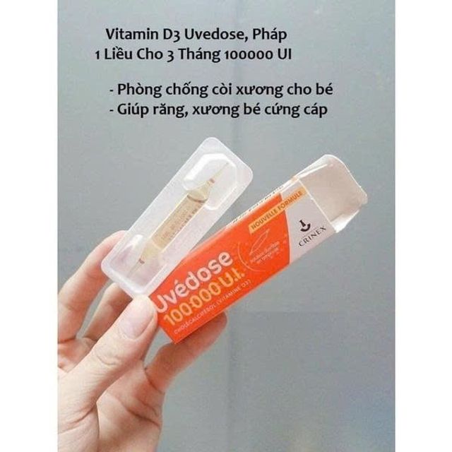 Vitamin D3 liều cao uvedose 100.000 iu