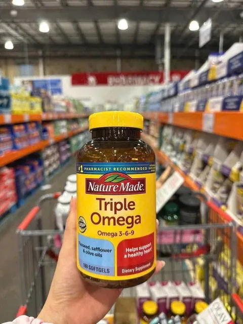 Vi&ecirc;n uống triple Omega 3-6-9 Nature Made