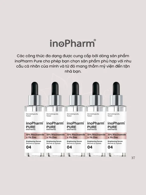 Serum dưỡng s&aacute;ng v&agrave; mờ th&acirc;m mụn 10% Niacinamide + 1% Zinc 30ml