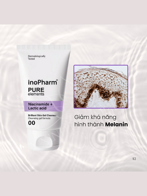 Gel rửa mặt s&aacute;ng da Inopharm