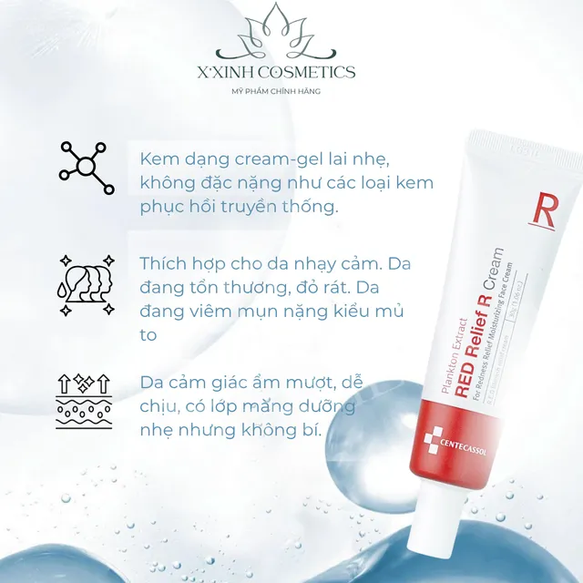 Kem Dưỡng Centecassol Red Relief R Cream 30g