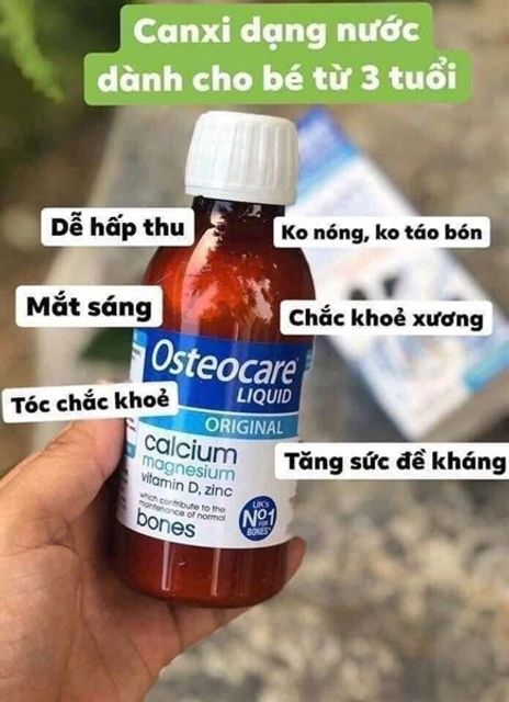 H&igrave;nh ảnh Canxi nước Osteocare 200ml