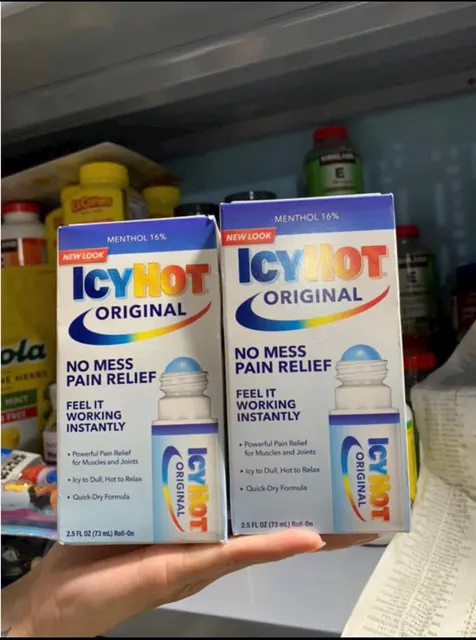 Lăn giảm đau ICYHOT khi l&aacute;i xe