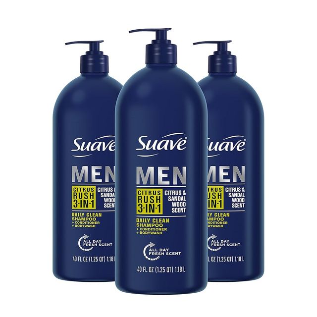 Suave men citrus rush 3in1