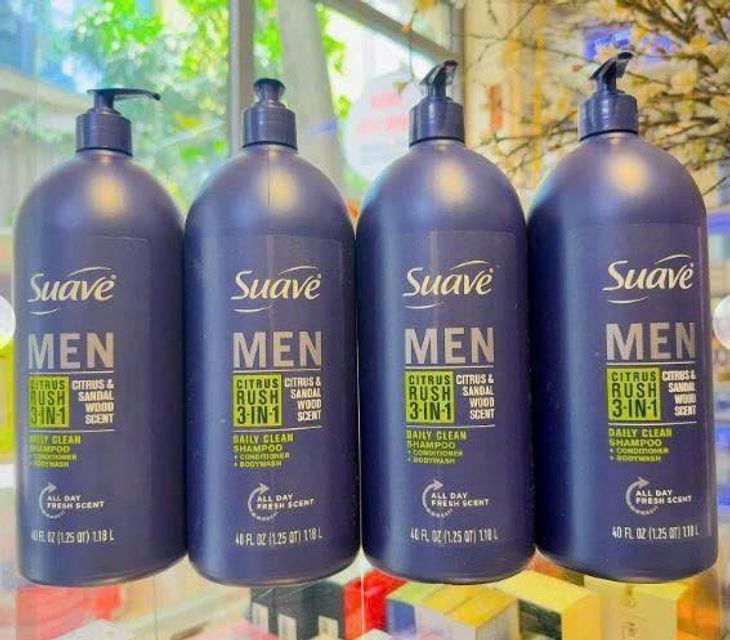 Suave men citrus rush 3in1