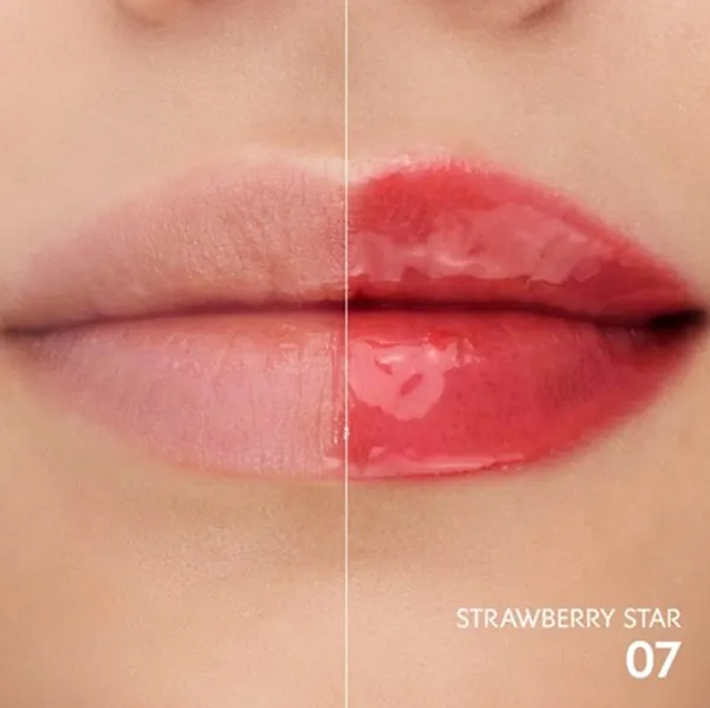 Son B&oacute;ng Yves Saint Laurent YSL LoveShine Plumping Oil Gloss 07 Strawberry Star M&agrave;u Đỏ Hồng