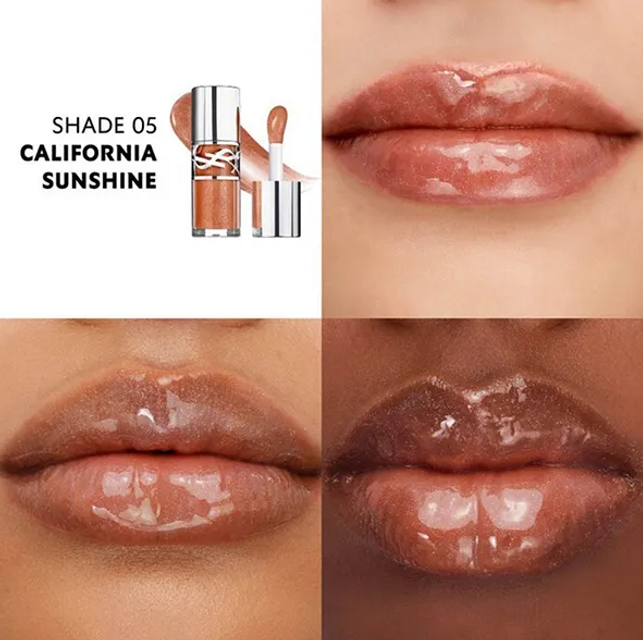 Son B&oacute;ng YSL Loveshine Plumping Lip Oil Gloss 05 California Sunshine