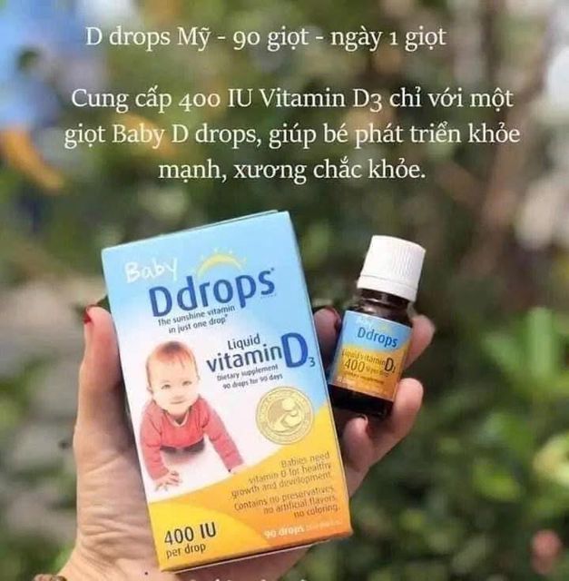 Vitamin D3 cho b&eacute; - Baby Ddrops 2.5ml