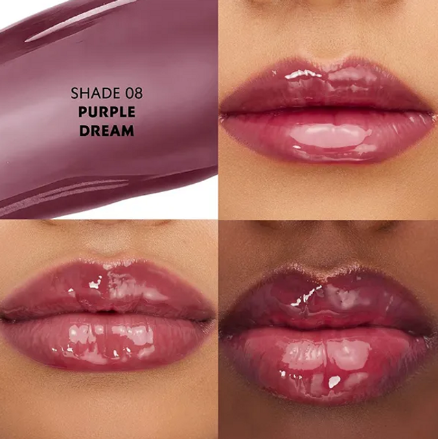 Son B&oacute;ng YSL LoveShine Plumping Oil Gloss 08 Purple Dream m&agrave;u t&iacute;m mận