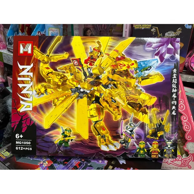 Xếp h&igrave;nh lắp gh&eacute;p NINJA Rồng 1050 đầy m&agrave;u sắc