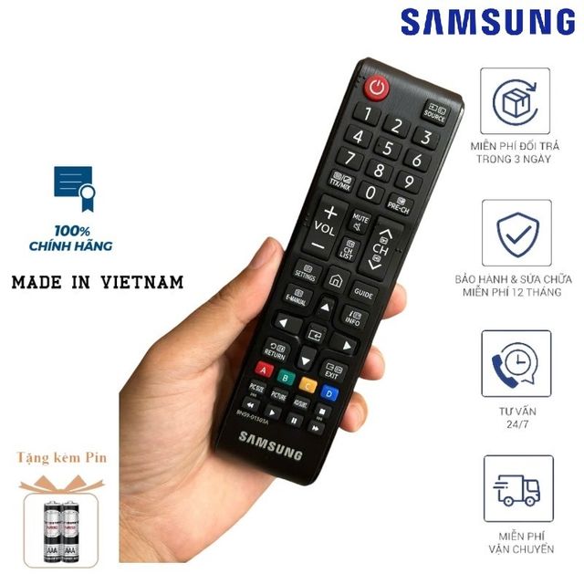 Điều khiển REMOTE tivi SAMSUNG NGẮN