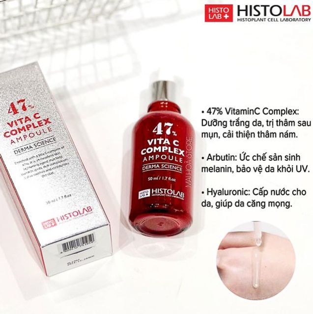Serum Vitamin C Histolab 47% Vita C Complex Ampoule 50ml