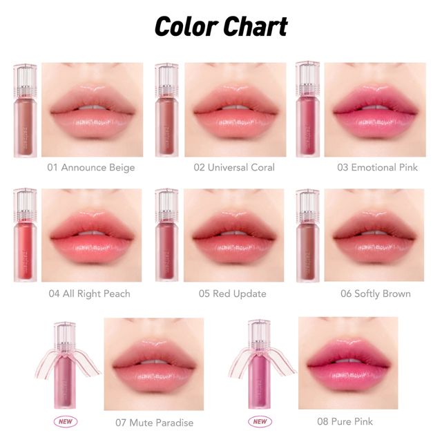 Son Tint B&oacute;ng PERIPERA M&agrave;u Hồng San H&ocirc;