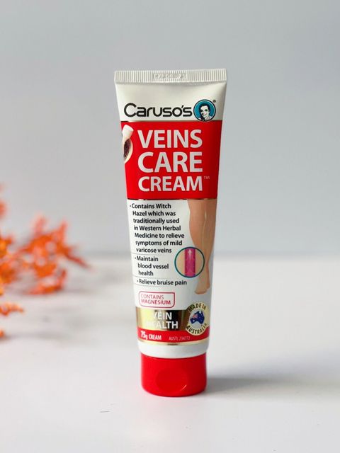 Kem B&ocirc;i Gi&atilde;n Tĩnh Mạch Carusos Veins Care Cream - H&agrave;ng ch&iacute;nh h&atilde;ng