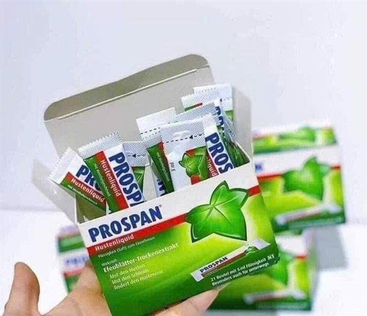 Siro dạng g&oacute;i Prospan hộp 21 g&oacute;i