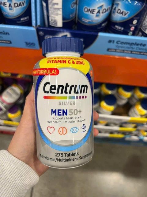 Vitamin Centrum Silver Men 50+ từ nhiều g&oacute;c độ