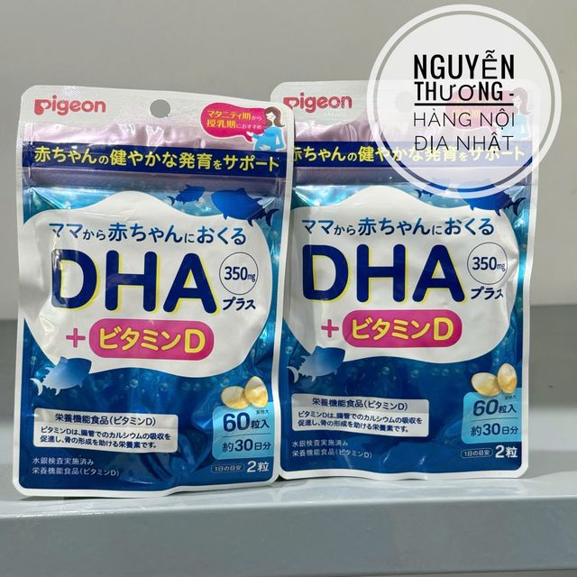 Vi&ecirc;n uống bổ sung DHA cho b&agrave; bầu Pigeon