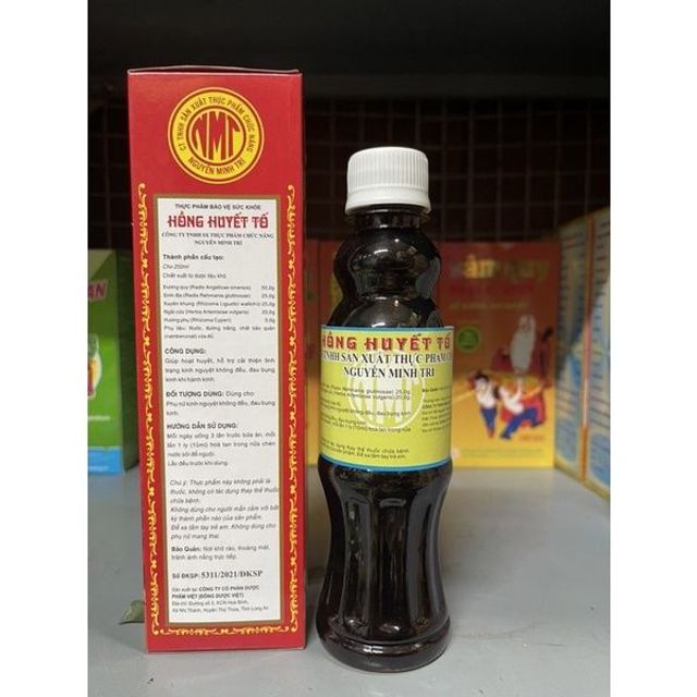 Hồng Huyết Tố - Chai sản phẩm