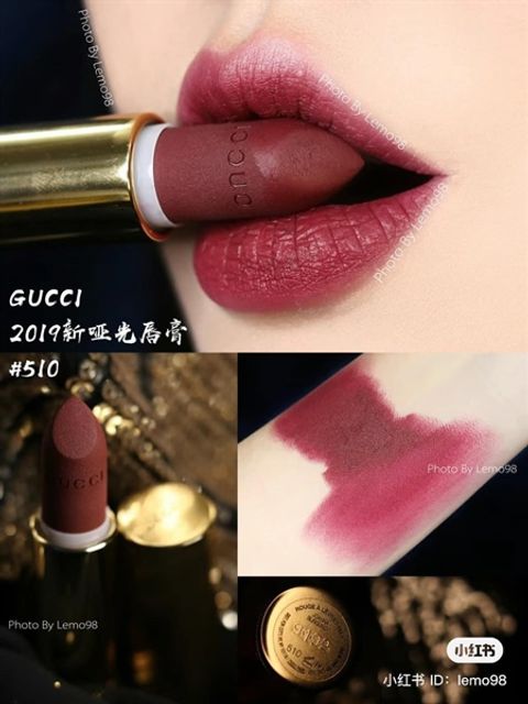Son Gucci 510 Joanna Burgundy M&agrave;u Đỏ Rượu