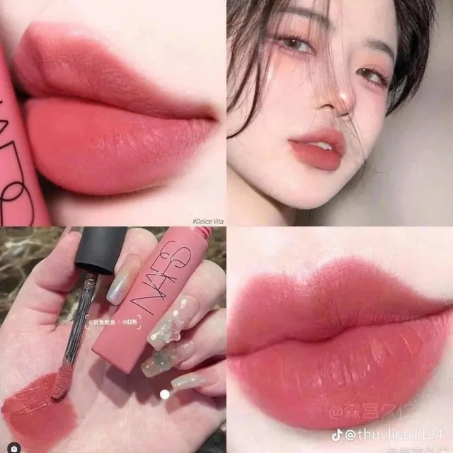 Trọn bộ Son Kem Nars 888 Ladies Air Matte Lip Color Dolce Vita