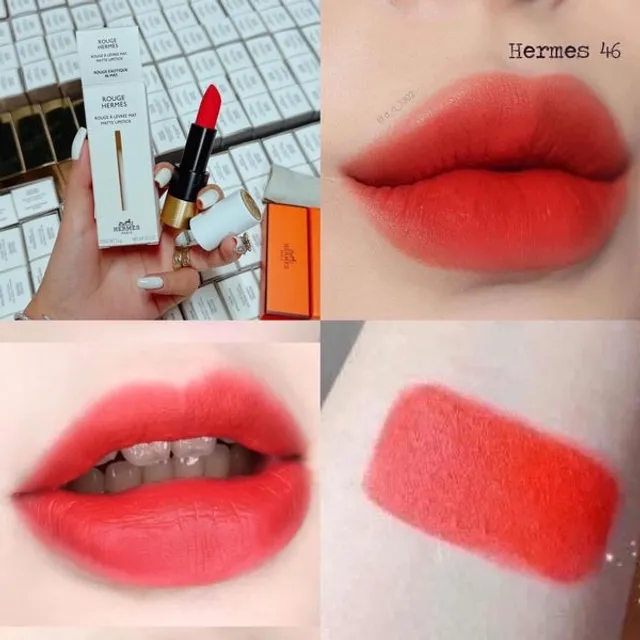 Son Hermes 46 Rouge A Levres Mat Matte Lipstick #Brouge Exotique 46 Mat