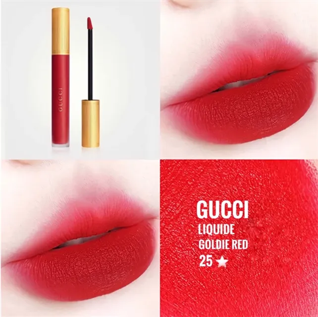 Son Gucci 25 Mat Goldie Red