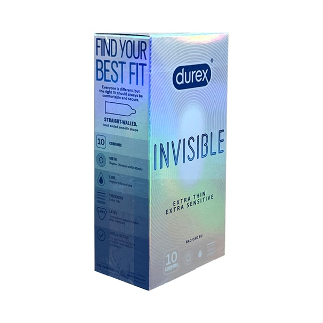 Bao cao su Durex Invisible