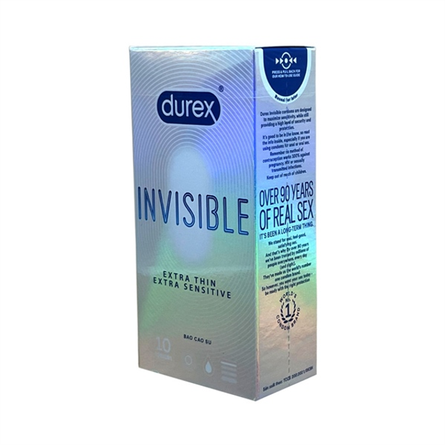 Bao cao su Durex Invisible