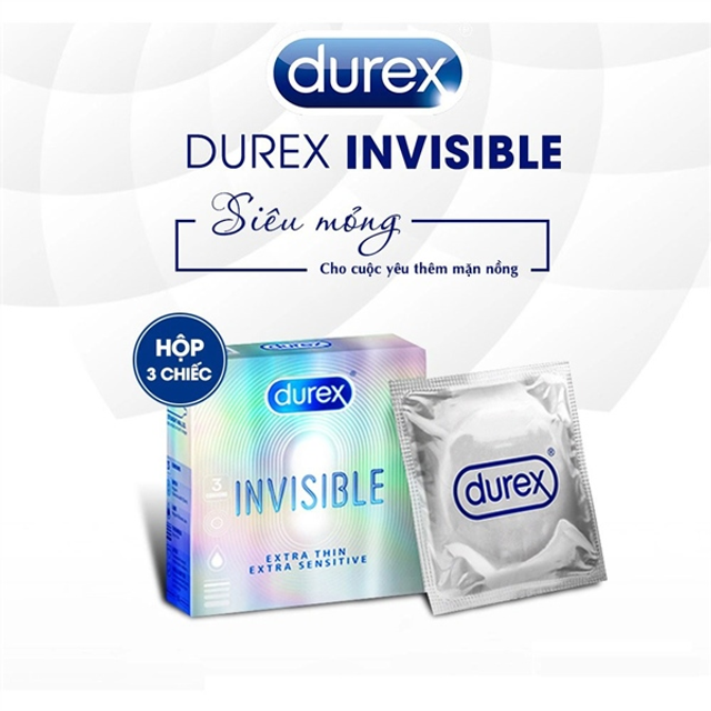 Bao cao su Durex Invisible