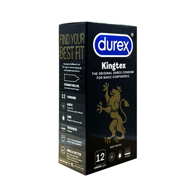 Đặc điểm bao cao su Durex Kingtex